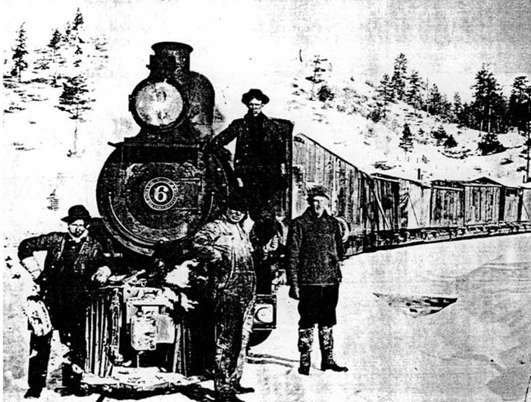 The company town was eventually packed onto the train and moved to Colorado